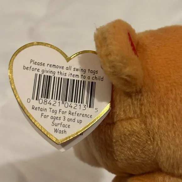 Ultra Rare TY Beanie Baby ~ Hope The Prayer Bear #4213 Tag Errors 1999 Retired! - Picture 6 of 9